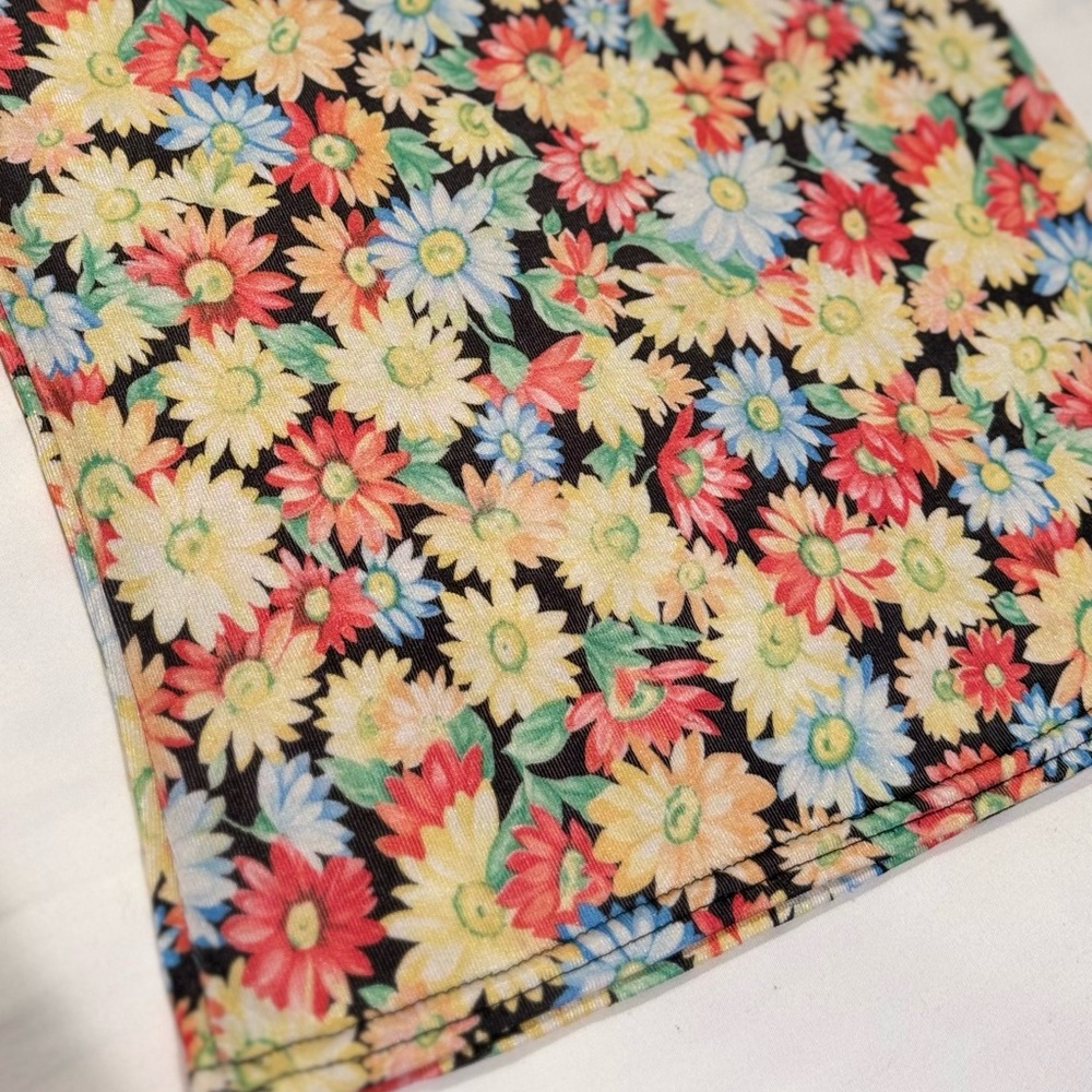 Vintage Y2K FCNY New York Women S Shirt Flower Yellow 90s Silky Whimsy Fairy EUC - Picture 4 of 14